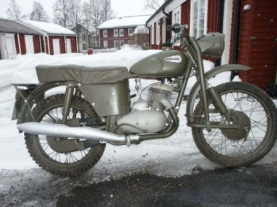 MONARK 962, med JAWA 554-2 motor. 1962. Ramen tillverkad av MONARK.