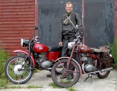 Stora MONARK och Lilla MONARK - 1949 års m200, CZ 125b, 125cc/ 4,5 Hkr