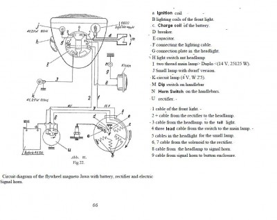 ELSYSTEMET JAWA 175 Special, med Batteri, likriktare.JPG